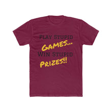 Load image into Gallery viewer, Stupid Games Cotton Crew Tee