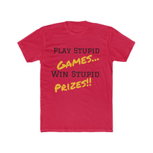 Load image into Gallery viewer, Stupid Games Cotton Crew Tee
