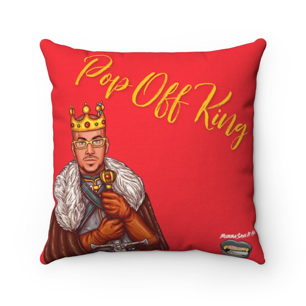 Pop Off King Square Pillow